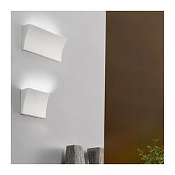 Luminaire Center Applique murale DELON blanc 2 ampoules