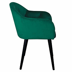 Avis Paris Prix Fauteuil Design en Velours Glany 81cm Vert