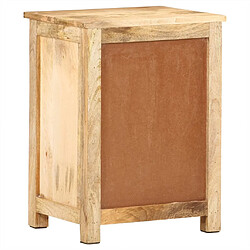 Avis vidaXL Table de chevet 45x35x60 cm Bois de manguier massif