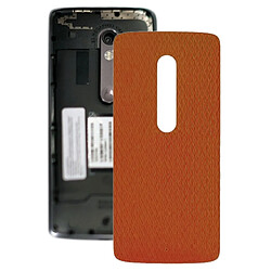 Wewoo Cache arrière de la batterie pour Motorola Moto X Play XT1561 XT1562 Orange