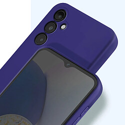 Avis Coque pour Samsung A14 4G et 5G Silicone Souple Finition mate Roar Jelly Violet