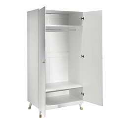 VIPACK Armoire 2 portes Billy - Blanc