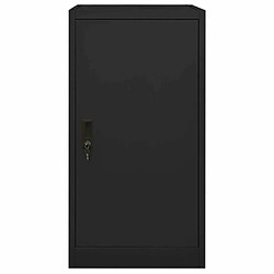 vidaXL Armoire à selles Noir 53x53x105 cm Acier