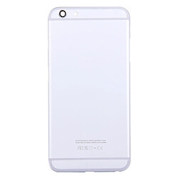 Wewoo Pour iPhone 6s Plus couverture argent arrière + porte-cartes + clé de contrôle du volume + bouton d'alimentation + touche de vibreur interrupteur muet couvercle du boîtier Assemblée complète pièce détachée 5 en 1