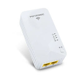 Metronic Prise CPL Wi-Fi 600 Mb/s - blanc 