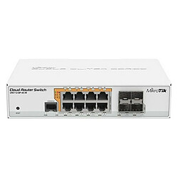 Switch Mikrotik CRS112-8P-4S-IN 16 MB 128 MB RAM Blanc 