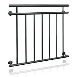 Ecd Germany Garde-corps balcon à la francaise appui rambarde anthracite en acier 90 x 100 cm