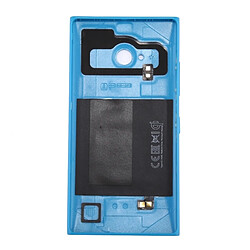 Wewoo Coque arrière bleu pour Nokia Lumia 735 couleur unie NFC arrière de la batterie pièce détachée