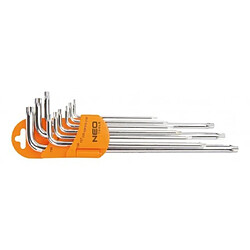 Jeu de 9 clés torx NEO TOOLS 09-526