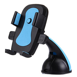 Yonis Support auto ventouse universel Support Voiture Pour Téléphone Iphone Galaxy Huawei Samsung Ventouse Bleu YONIS