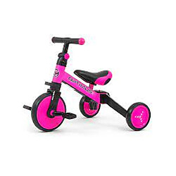 Milly Mally Ride On - Vélo 3en1 Optimus Rose 