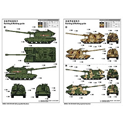 Trumpeter Maquette Char 2s19-m2 Self-propelled Howitzer pas cher