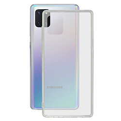 Uknow Housse pour Mobile avec Bord en TPU Samsung Galaxy Note 10 Lite Contact Flex Transparent