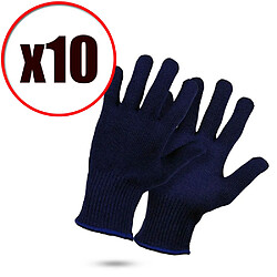 Rostaing Lot de 10 paires de gants de travail résistant au froid Thermalight EN388 EN511 ...