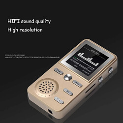 Universal Métallique 8 Go Lecteur MP3 sans perte HiFi MP3 Sport Musique Multifonction FM Horloge Magnétoscope Joueur stéréo fort avec câble USB Lecteur HiFi pas cher