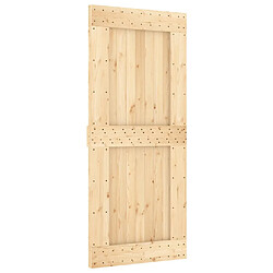 vidaXL Porte NARVIK 90x210 cm bois massif de pin