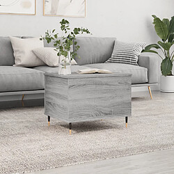 vidaXL Table basse Sonoma gris 60x44,5x45 cm Bois d'ingénierie 