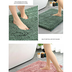 Avis LUUCOZK Tapis Tapis de salle de bain absorbants - Fond orange en TPR-40X60CM