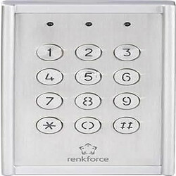 Serrure à code en saillie Renkforce 751624 IP65 avec clavier éclairé