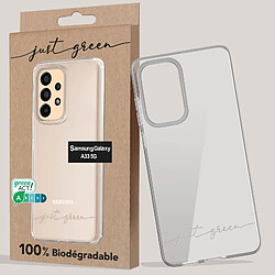 Avis Just Green Coque Samsung A33 Recyclable Transparent