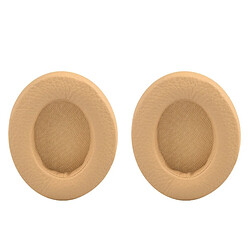 Wewoo Coussinets Mousse 1 paire de cas de protection casque éponge pour Beats Studio2.0 / Studio3 Jaune 