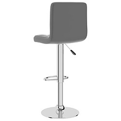 Acheter vidaXL Tabouret de bar Gris Similicuir