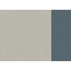 Courtois Laville Canapé d'angle droit 5 places tissu beige - Kelte pas cher