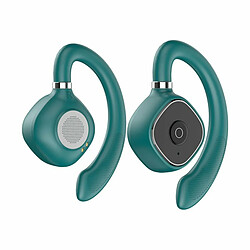 Écouteurs Sans Fil Bluetooth 5.3 Hi-Fi Stéréo Basse Oreille Ouverte Tws Écouteurs Antibruit Casque De Jeu Vert 