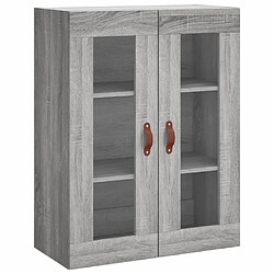 Maison Chic Armoire murale,Meuble de Rangement pour salon,cuisine sonoma gris 69,5x34x90 cm -MN81381