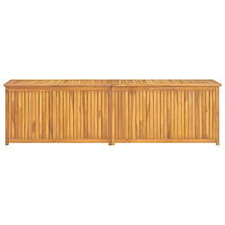 vidaXL Boîte de jardin 200x50x55 cm Bois massif de teck