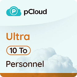 pCloud Ultra Personnel 10 To – Licence perpétuelle - A télécharger 