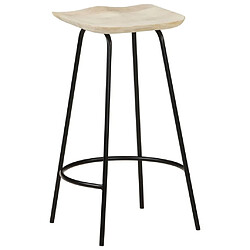 Acheter vidaXL Tabourets de bar lot de 4 bois de manguier massif