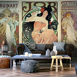 Paris Prix Papier Peint Alphonse Mucha Women's 105 x 150 cm