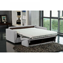 Inside 75 Canapé EXPRESS 3 Places DREAMER Convertible lit 140*197*16 tweed gris silex matelas 16 cm