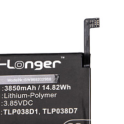 vhbw Batterie remplacement pour T-Mobile / Alcatel TLP038D1, TLP038D7 pour smartphone (3850mAh, 3,85V, Li-polymère)