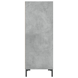 Maison Chic Buffet,Meuble de Rangement,commode pour salon,Cuisine gris béton 34,5x32,5x90 cm bois d'ingénierie -MN21207 pas cher