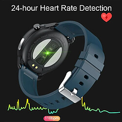 Yonis Montre Connectée 1.3' Multisport Cardio Podomètre IP68 pas cher