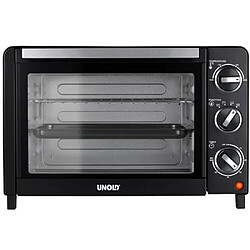 Unold 68875 Mini Four 18L 1200W Mécanique Métal Acier Inoxydable Noir 