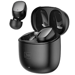 3mk Écouteurs Sans fil Bluetooth Intra auriculaires Ultra compacts Noir 