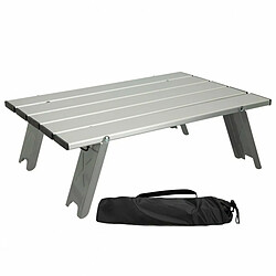 Table Piable Aktive Argenté Aluminium 40 x 13 x 28,5 cm (4 Unités)