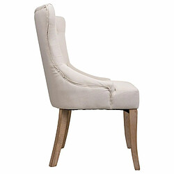 Chaise de Salle à Manger Alexandra House Living Crème 45 x 97 x 52 cm