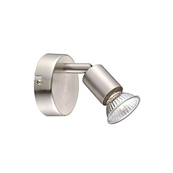 NOVA LUCE Applique BASE Nickel Satiné LED GU10 1x5 W 