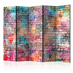 Paris Prix Paravent 5 Volets Colourful Brick 172x225cm