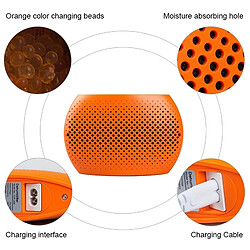 Wewoo Déshumidificateur Mini Piano Portable Instrument de Musique étanche à l'humidité Armoire à chaussures Cuisine Absorbeur d'humidité automatiqueUK Plug Orange pas cher