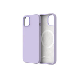 QDOS Coque pour iPhone 14 Touch Pure avec Snap Compatible MagSafe Lavande