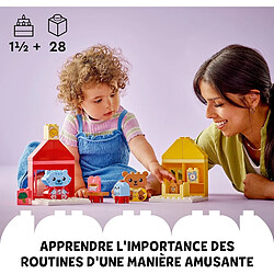 LEGO® DUPLO® 10414 Mes rituels quotidiens Le repas et le coucher