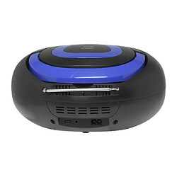 Denver TCL-212BT BLUE Lecteur de CD Portable Boombox. Radio FM. Bluetooth. 4W. Entrée AUX. Lecture MP3 Via USB Bleu