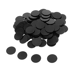 Acheter 25MM barillet en plastique Coin Chip Money 100 barils un avion baril Boundless Black