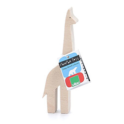 Ac-Deco Girafe Pompon - 4 x 13,7 x 2 cm - Beige