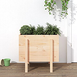 Maison Chic Jardinière,Bac à fleurs - pot de fleur 62x50x57 cm bois massif de pin -GKD89261